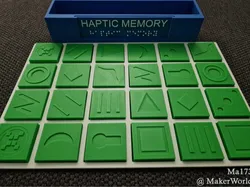 Haptic Memory – Tactile Memory Game - Free 3D Print Model