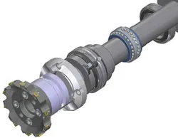 High performance CNC milling spindle