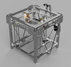 High temp idex 3dprinter