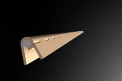 Hinge, Piano Hinge, 2" open, 3/8" pin, 96" long