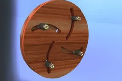 Homemade wooden chuck