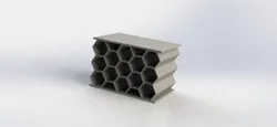 Honeycomb structure sandwich