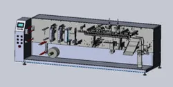 Horizontal bag making, bag feeding and packaging machine
