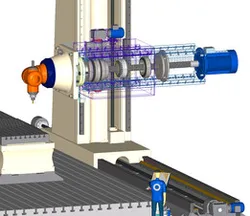 Horizontal Boring and Milling Machine BWKP 150 Floor Type