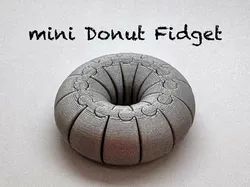Mini Donut Fidget - Free 3D Print Model