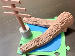 RC Crawler Park - Tree Trunks - Free 3D Print Model
