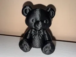 Teddy Bear with Bow - Free 3D Print Model