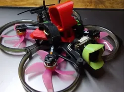 Flywoo FlyLens85 Batteryholder with Camera mount - Free 3D Print Model