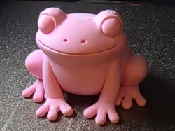 Frog Cute Frog - No Supports Required - Free 3D Print Model