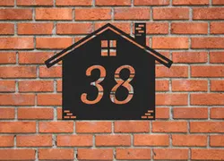 House number plate