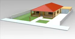House with garden