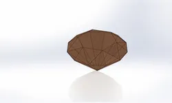 How to draw Diamond in Solidworks 2017 | Solidworks