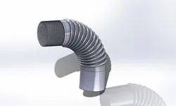 How to make Draw Corrugated Stove Pipe Elbow in Solidworks | Solidworks