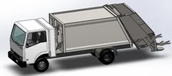 hydraulic pressing garbage truck