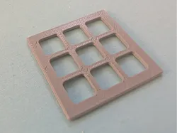 Rubiks Cube Drawing Stencil (1x1 - 21x21) - Free 3D Print Model