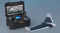 UAV Control Station with Drone 3D model