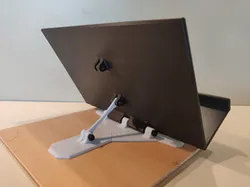 3D printable book stand - adjustable angle