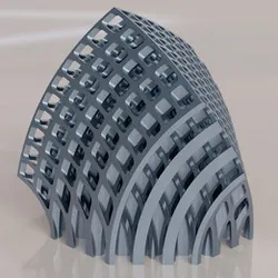 Abstract Vaulted Lattice Structure