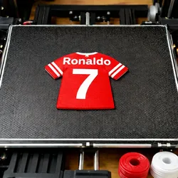 Christiano Ronaldo Jersey Keychain - Free 3D Print Model