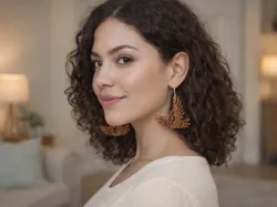 flying owl earrings - Free 3D Print Model