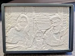 Frame for MakerLab litophane - Free 3D Print Model
