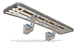 hydraulic swim arm platform