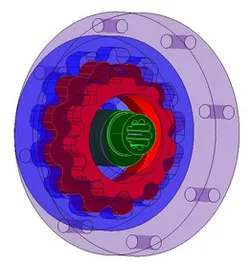 Hypocycloid 132:1 Reduction Gearbox