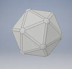 Icosahedron .25 Fillet