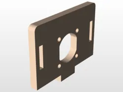 IG 32 motor base chassis with mdf clamp