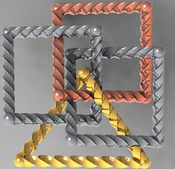 Illusion: Triangle Inside Three Squares