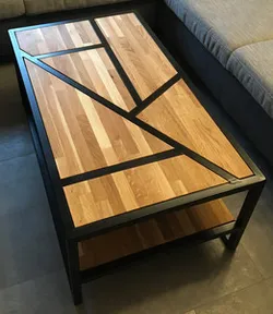 industrial coffee table