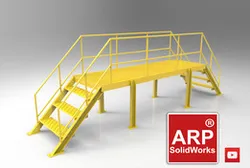Industrial metal platform