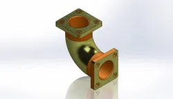 Industrial pipe fitting.