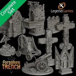 LegendGames Complete Trench Crusade Battlefield Accessories Set - DISCONTINUED