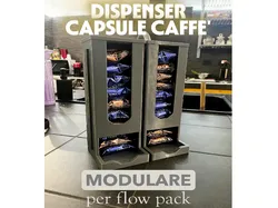Modular Dispenser for Flow Pack Coffee Capsules and Pods - Free 3D Print Model