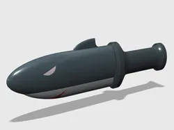 Shark Dagger - Shark Blade - Free 3D Print Model
