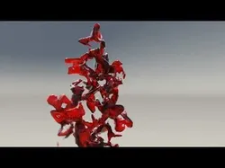 Blood Splash Explodes Humanoid  vol1 3D Model Pack