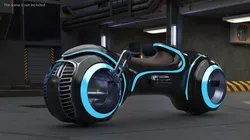 Futuristic Motorcycle 3D model