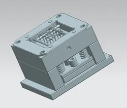 Injection mold for plastic shaft (high accuracy)