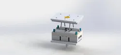 Injection Mold with slid for t joint