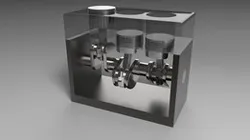 Inline 3 Cylinder Engine Mechanism