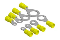Insulated Ring Terminals (Yellow)
