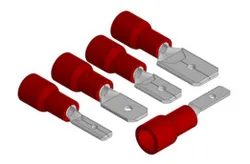 Insulated Spade Male Terminals (Red)