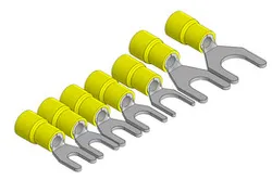 Insulated Spade Terminals (Yellow)
