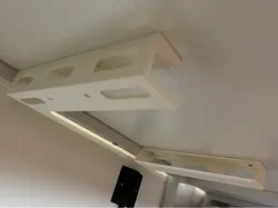 Laptop stand under desk / under cabinet - Free 3D Print Model