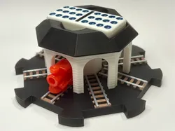 Mexican Train Dominoes - Hub Station - Free 3D Print Model