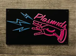 Bioshock Plasmids Neon Sign Color - Free 3D Print Model