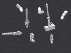 Bits for jumpy cap - Free 3D Print Model