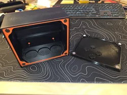 Electrical box with DIN rail + Magnets - Free 3D Print Model