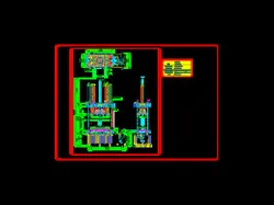 Irregular shaped pipe water pressure device assembly drawing